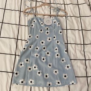 Princess Polly blue floral dress